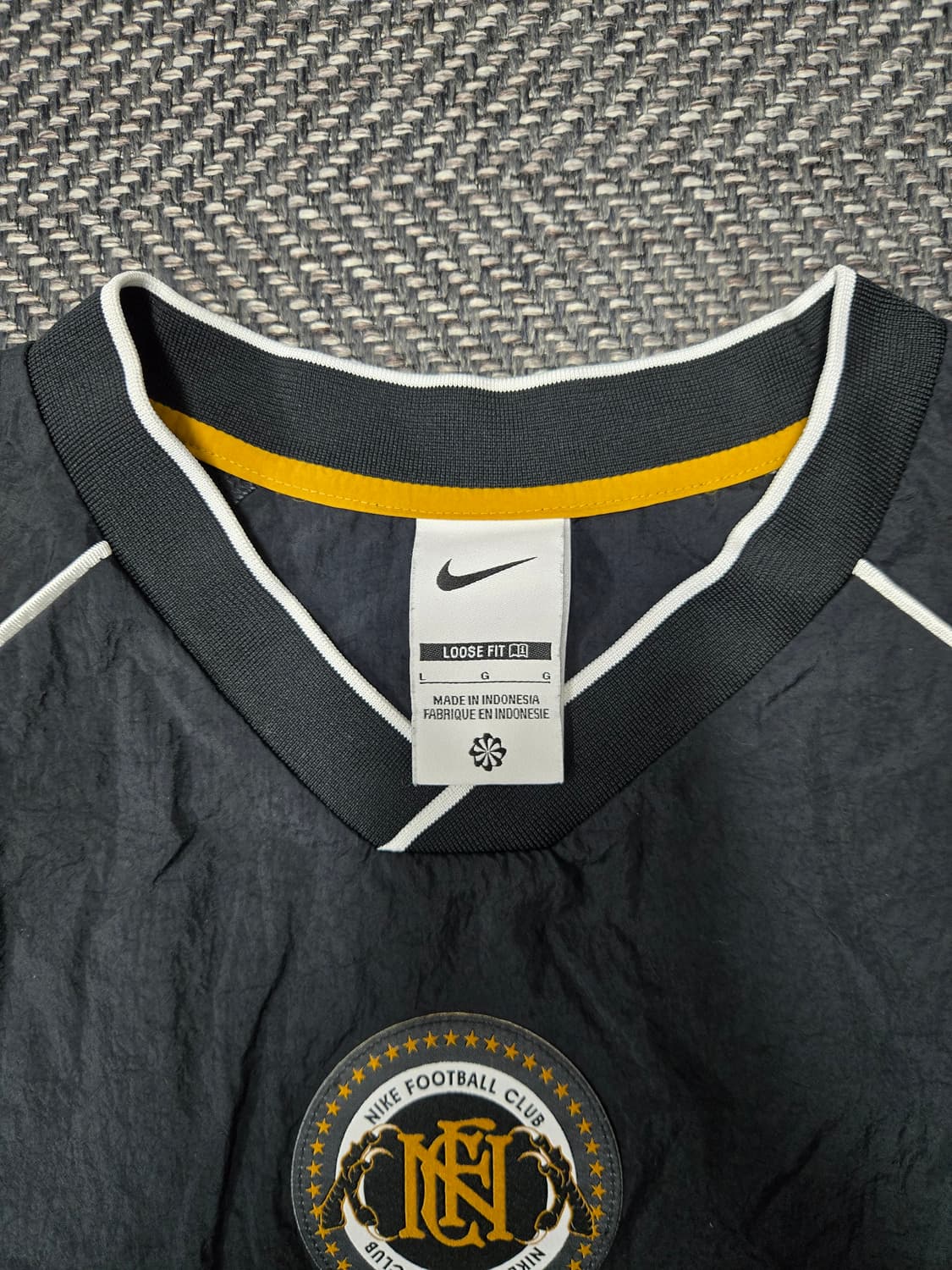 나이키 FC 리펠 사커 크루 우븐 블랙 바람막이 상품이미지3