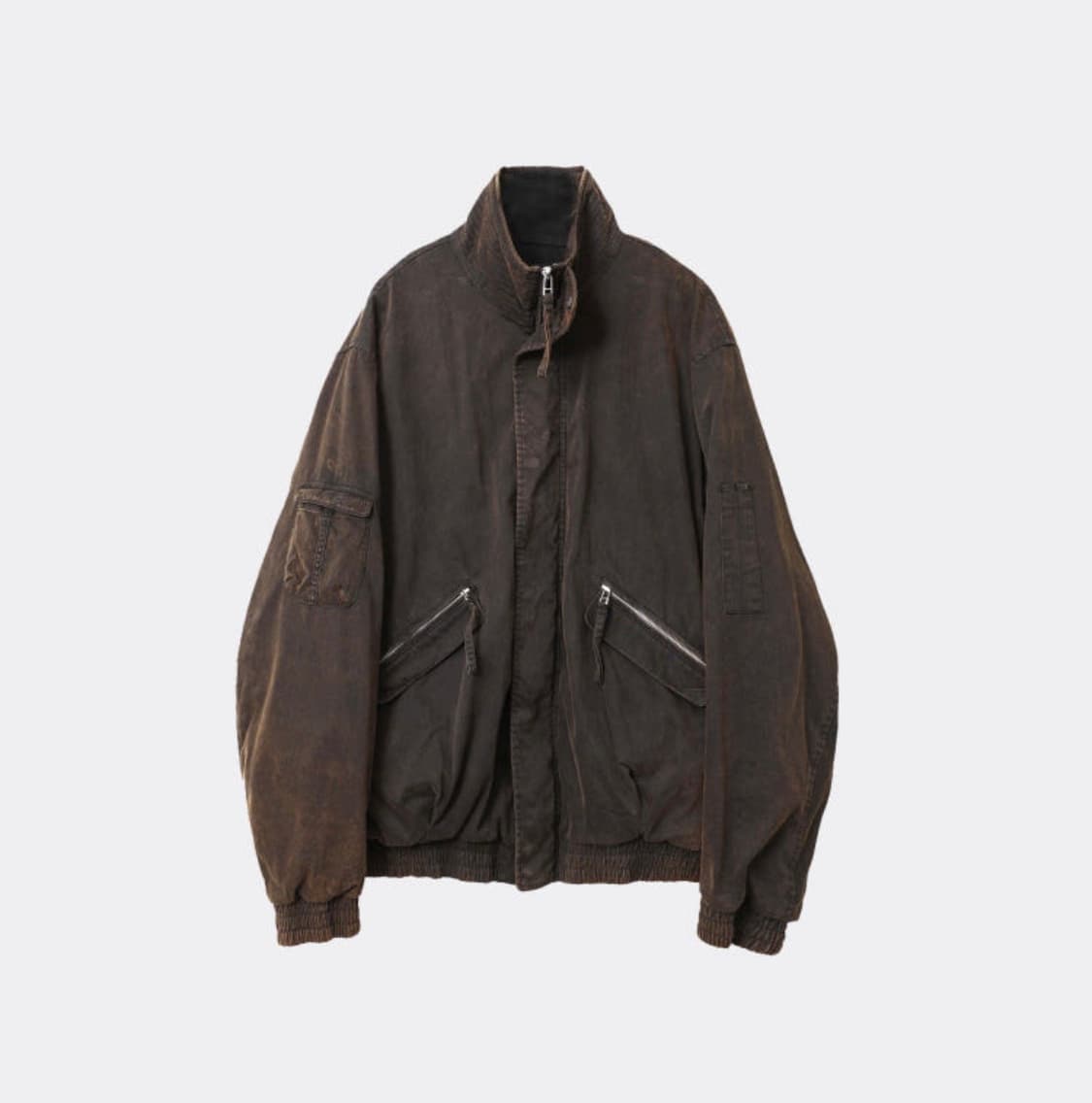 999휴머니티 어드벤처 다이드 봄버 자켓 브라운 상품이미지1