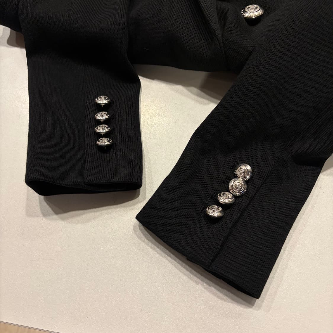 [0] 폴로 랄프로렌 블랙 레이온 더블 은장 버튼 블레이저 C834 상품이미지6