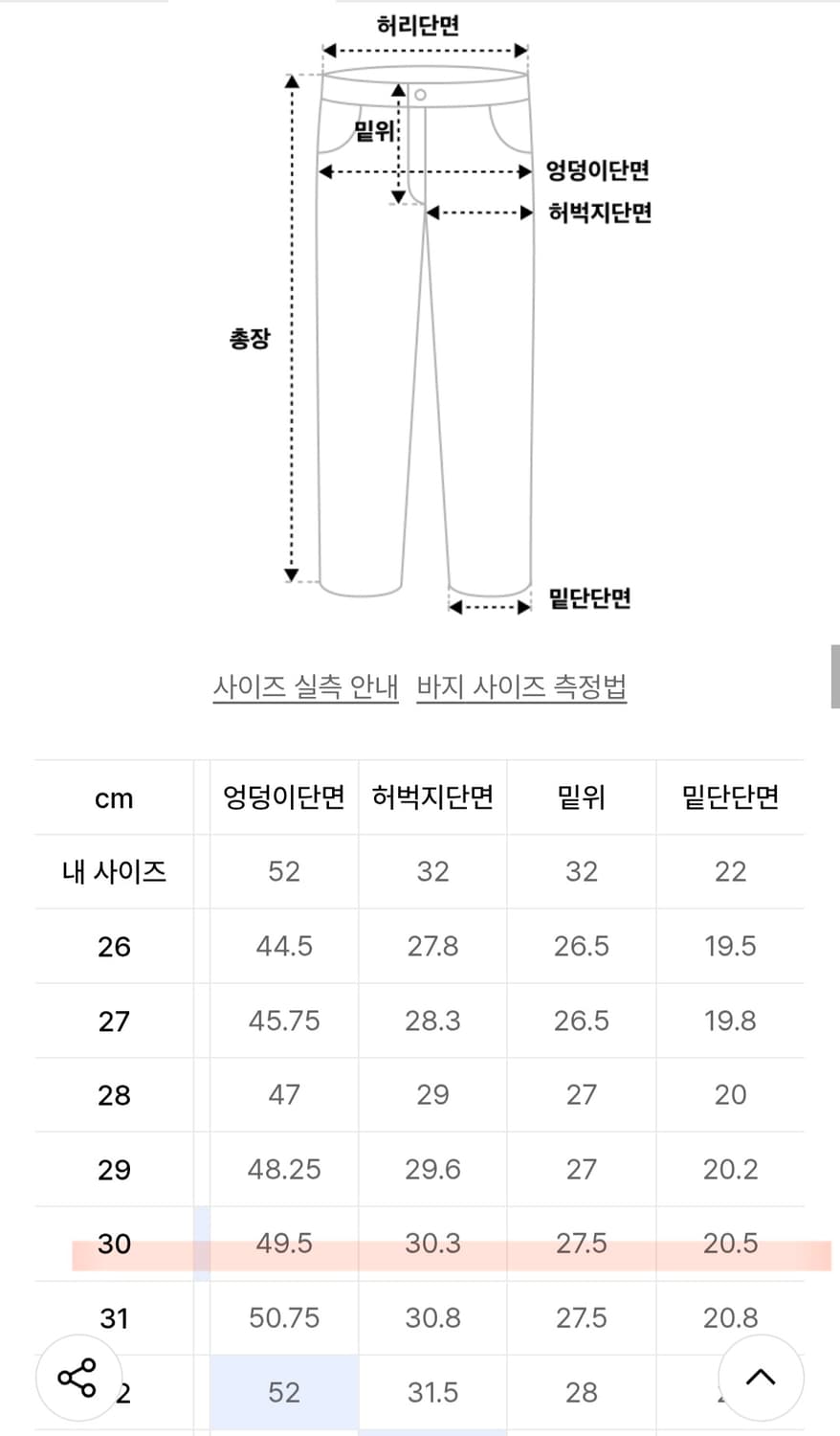 무신사 스탠다드 스트레이트 히든 밴딩 슬랙스 [블랙] 30 상품이미지7