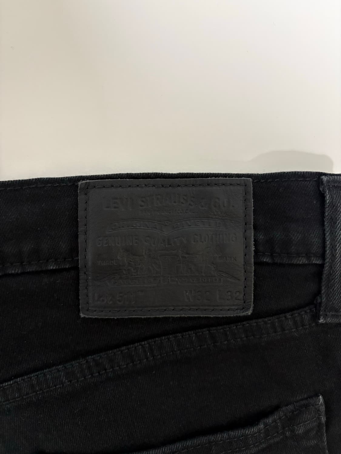 리바이스 프리미엄 511 블랙 데님 팬츠 상품이미지4