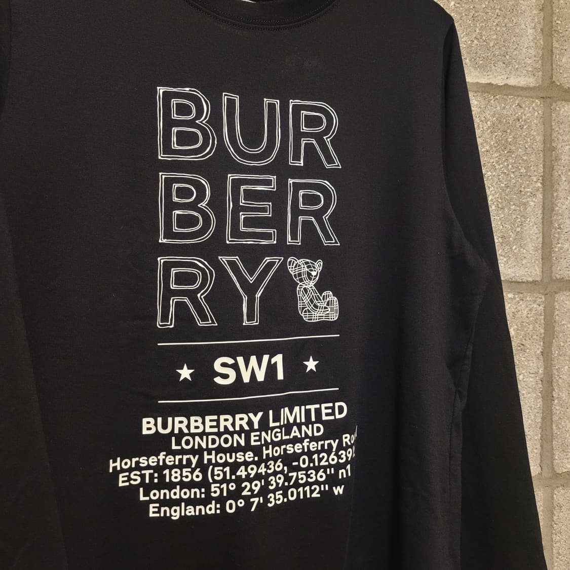 버버리 키즈 긴팔티셔츠 12Y 상품이미지3