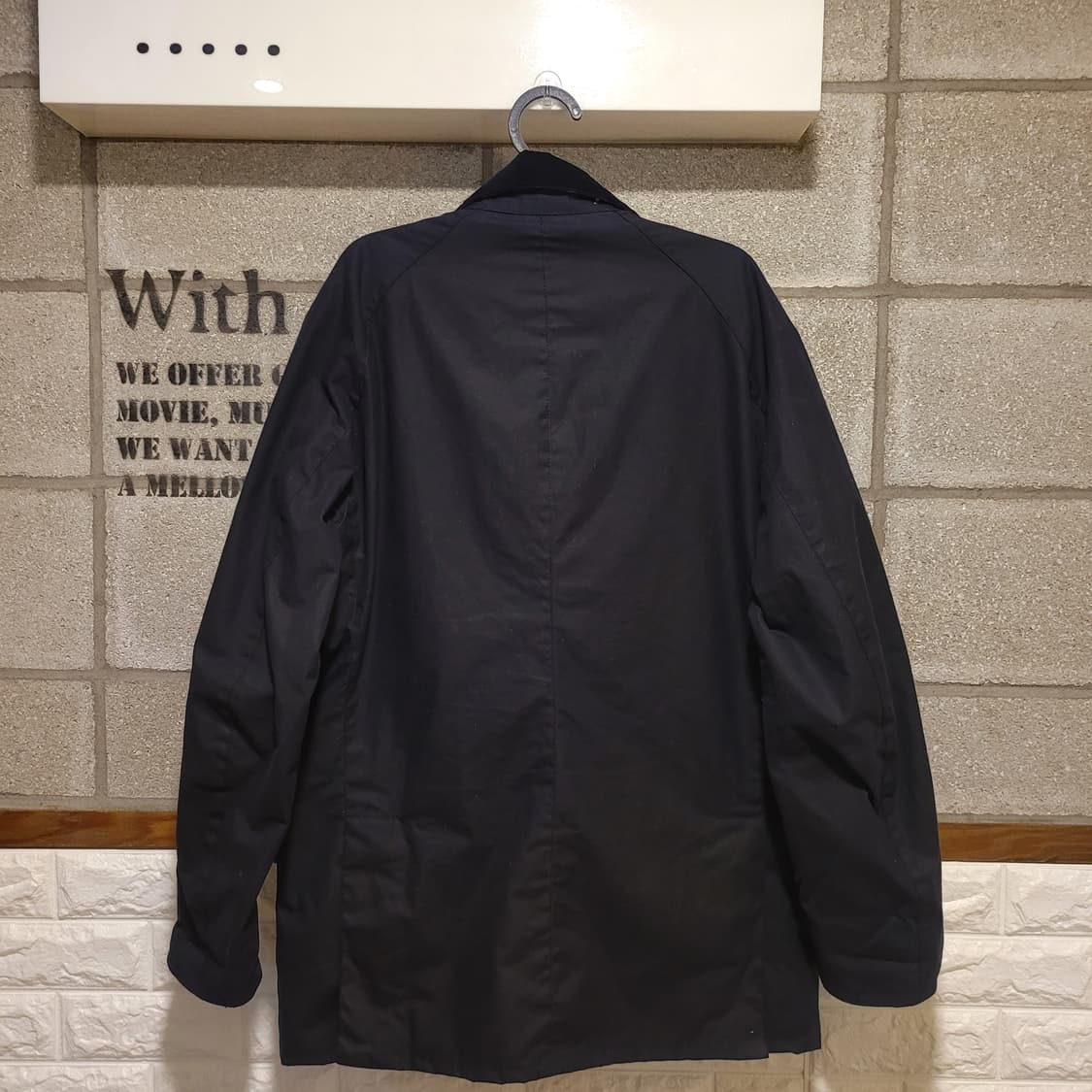 바버 크레스티드 애쉬비 왁스 자켓 L 상품이미지2