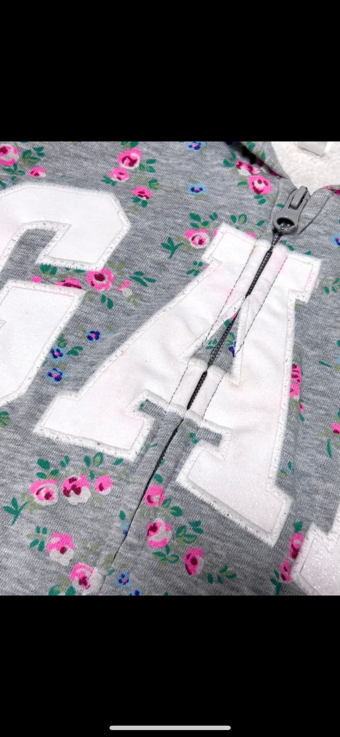 갭 플라워 화이트펄 봄 후드집업 모리걸 상품이미지5