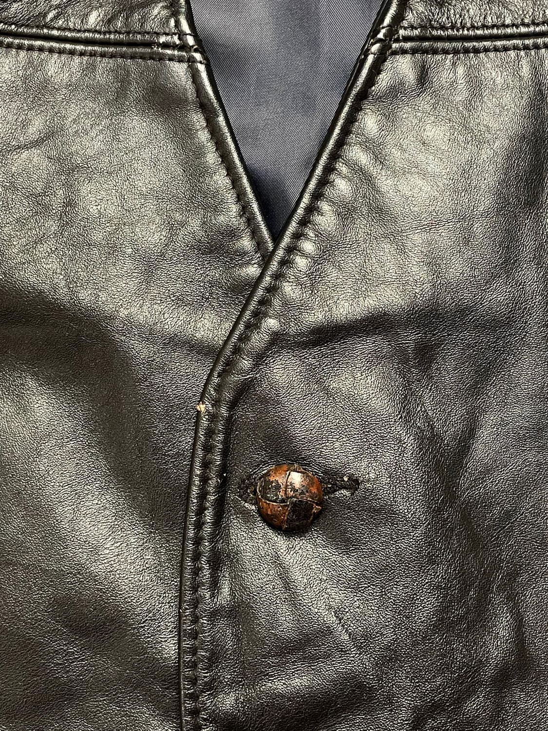 Schott 남성 가죽 베스트 상품이미지8