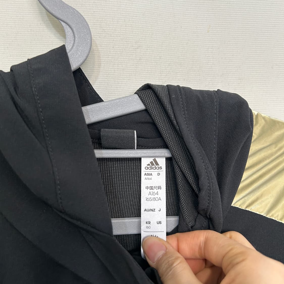아디다스 여성 바람막이 160 골드포인트 상품이미지2