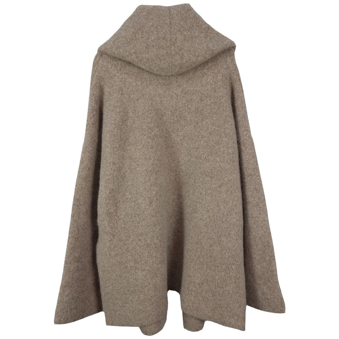 [OILILY] 오일리 오버핏 오픈 후드 모직 코트 베이지 P01128 상품이미지3