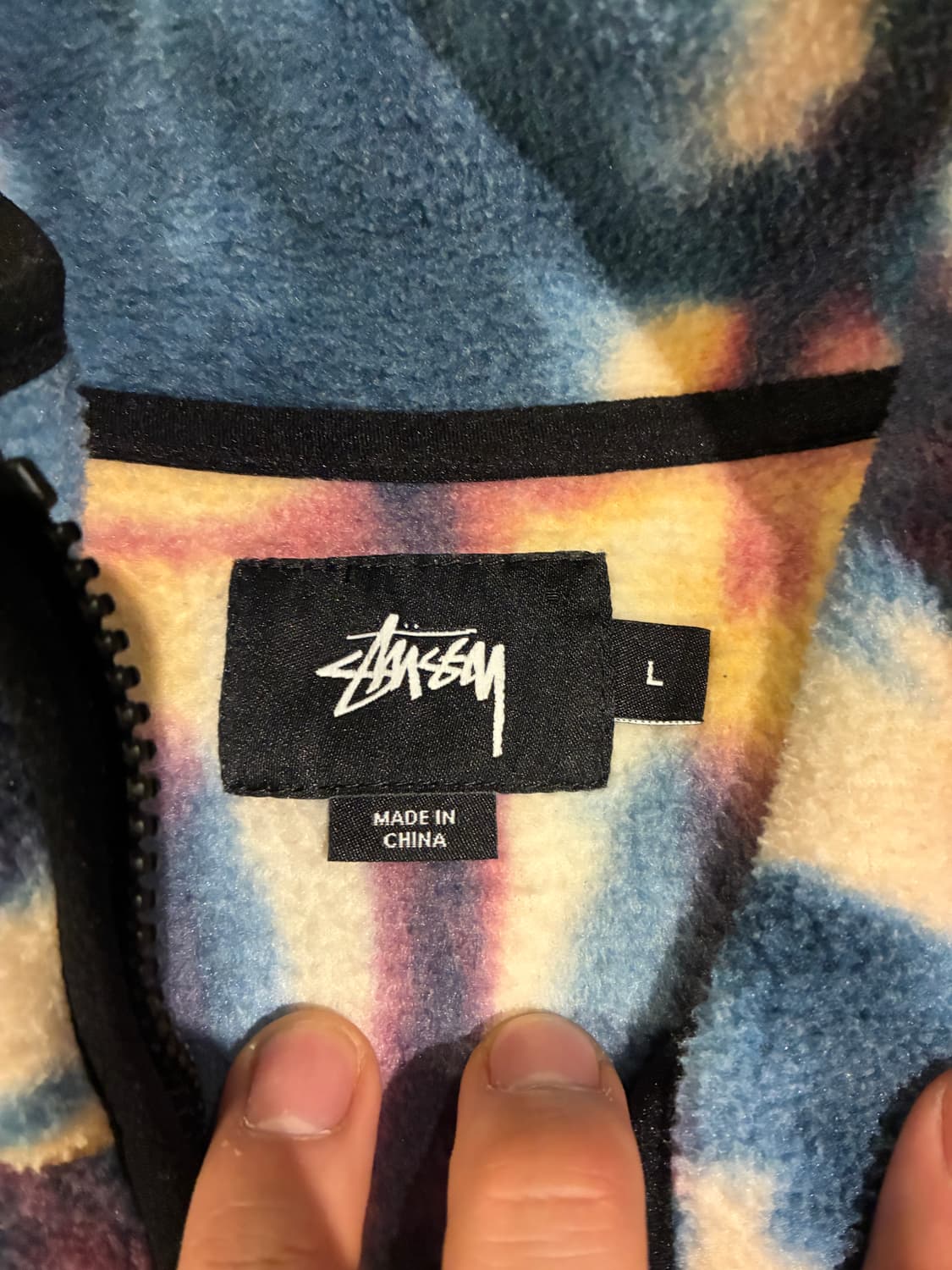 L) 스투시 타이다이 플리스 하프집업 상품이미지3