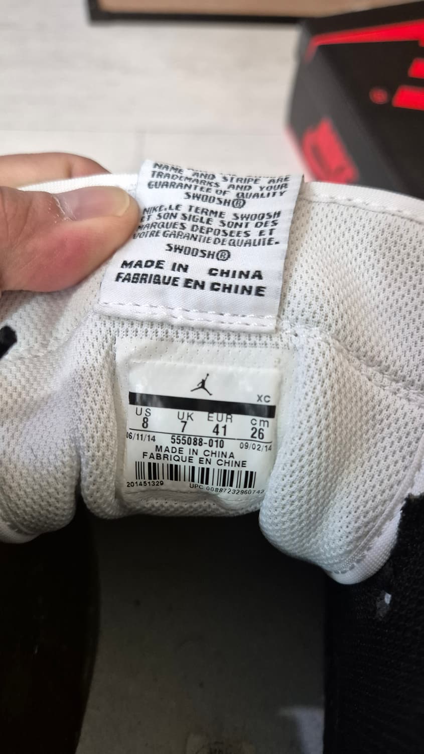 [260] 나이키 조던1 범고래 화이트블랙 2014 상품이미지9
