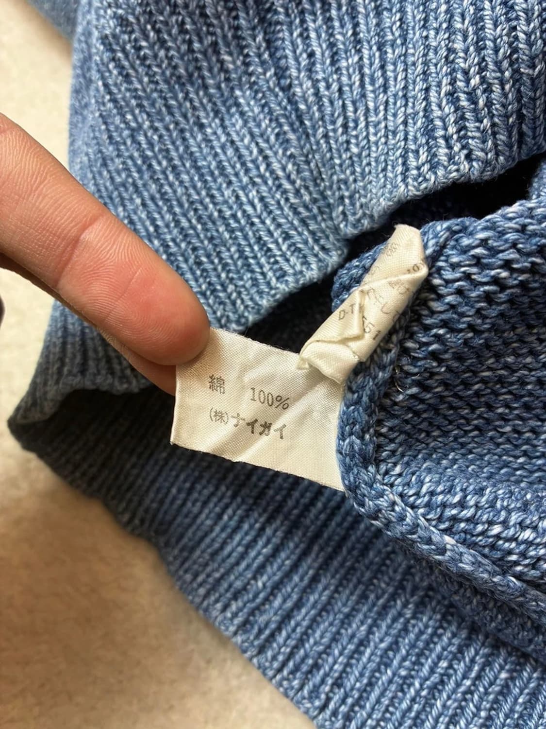 폴로 랄프로렌 90's 피그먼트 워시드 카라 니트 PN6343 상품이미지6