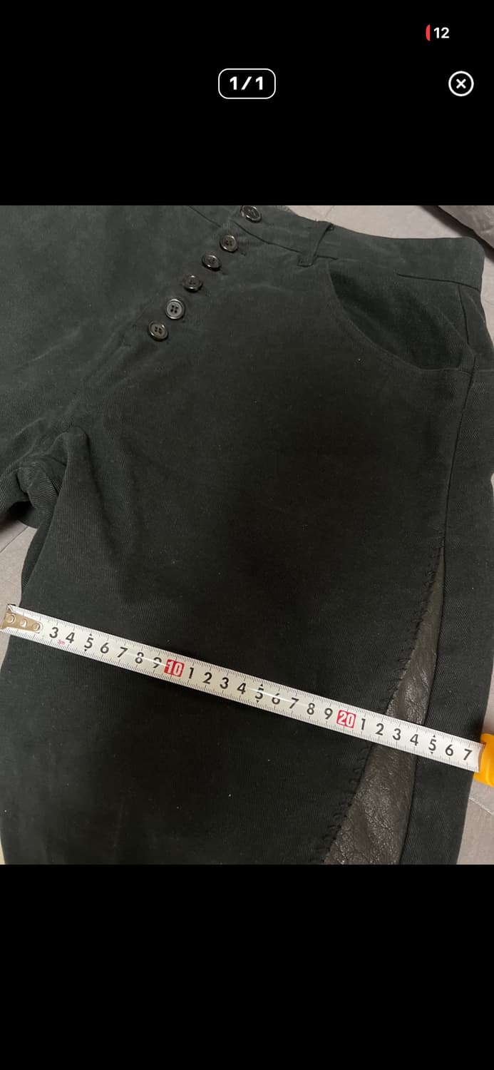 버튼플라이 레더 팬츠 상품이미지6