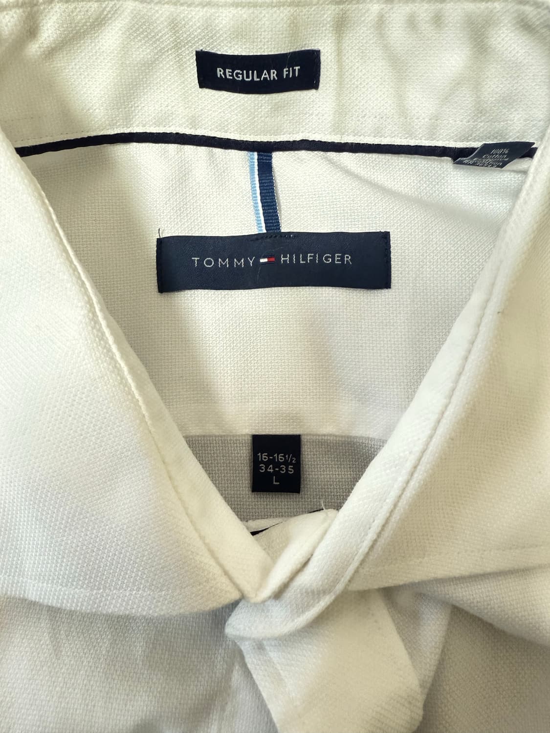 타미힐피거 화이트셔츠 레귤러핏 상품이미지1