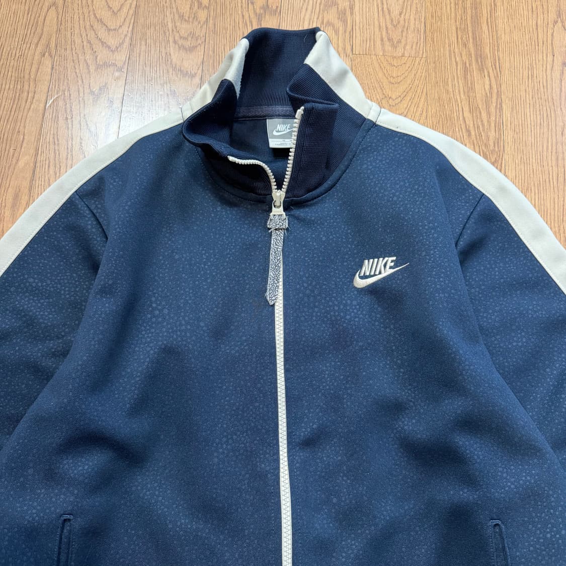 Nike 레오파드 패턴 네이비 트랙탑 져지 상품이미지2