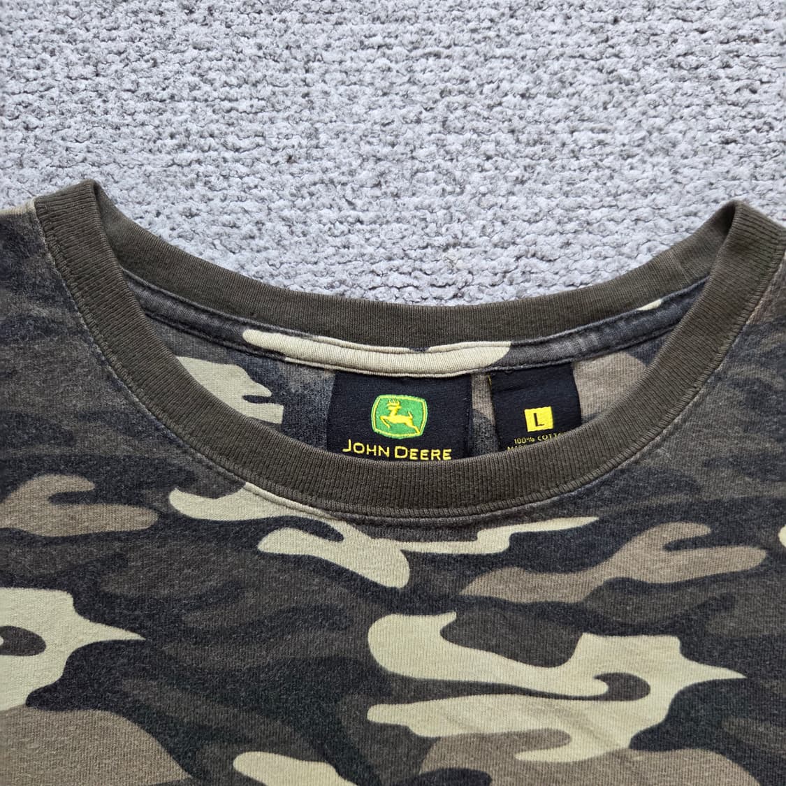 John Deere 카모 반팔 티셔츠 L(100) 상품이미지3