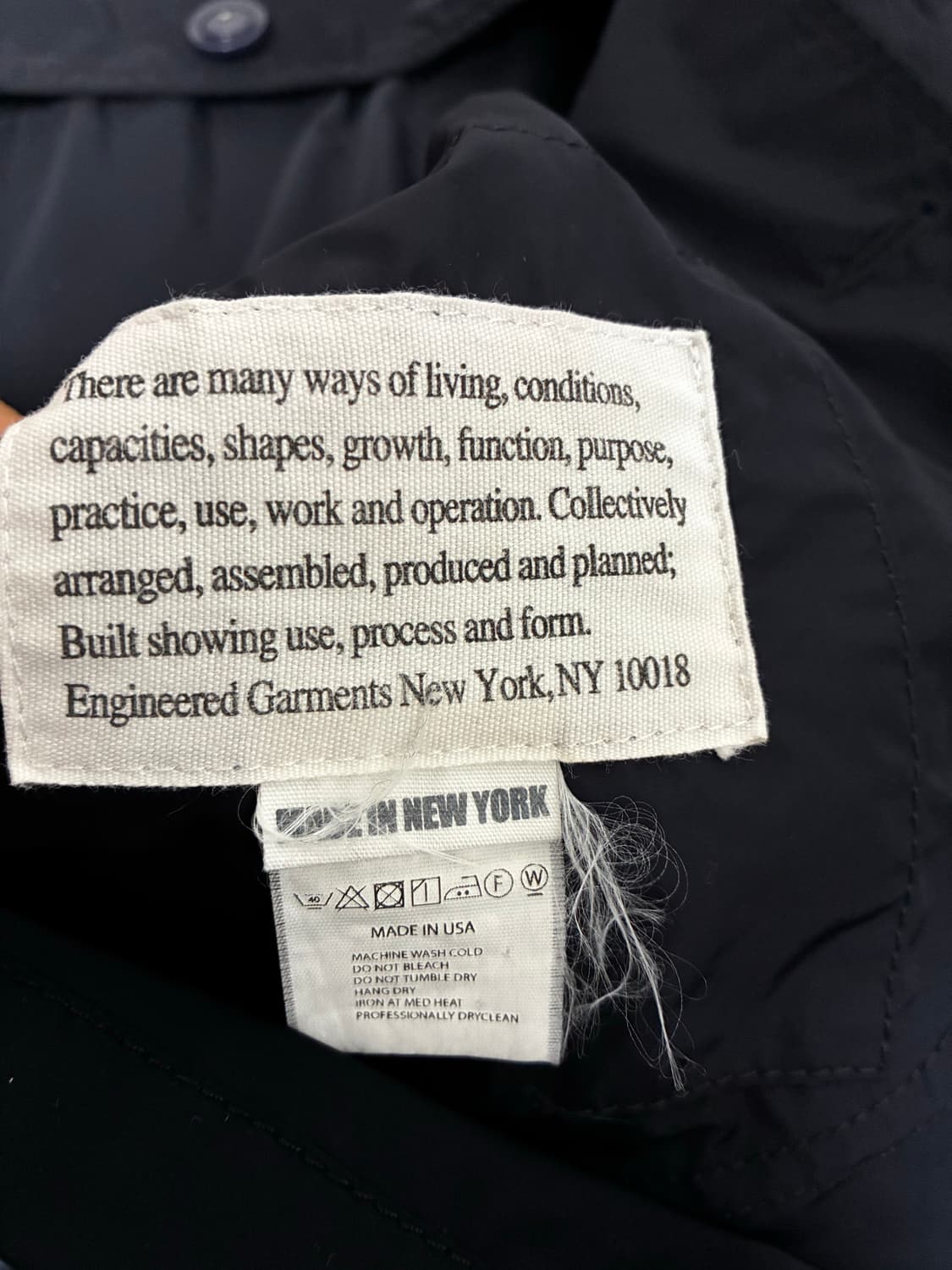 엔지니어드 가먼츠 Engineered Garments 나일론 베드포드 자 상품이미지7