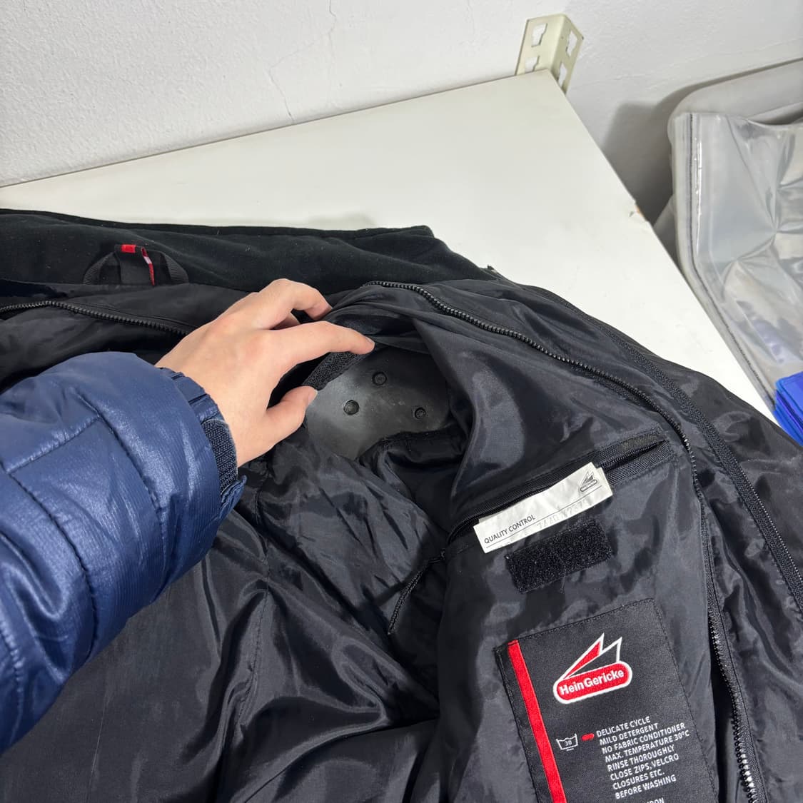 L 100 HEIN GERICKE 어깨팔꿈치패드 바이크자켓 상품이미지5
