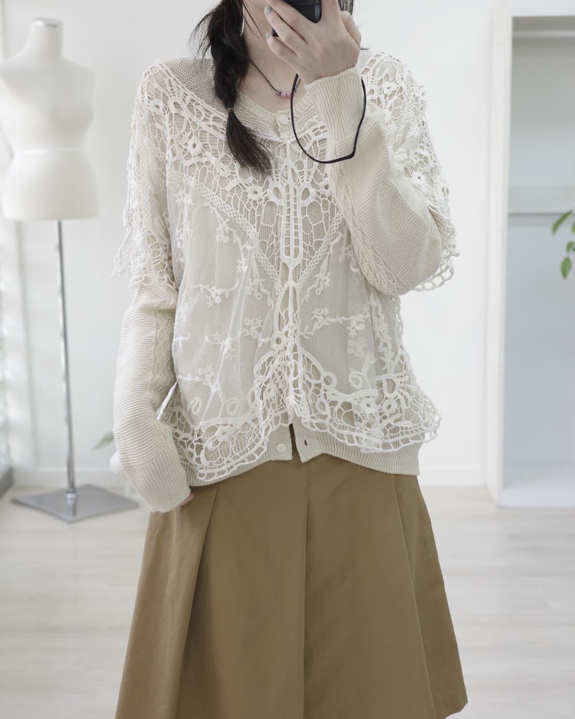  Coquette crochet knit 상품이미지6