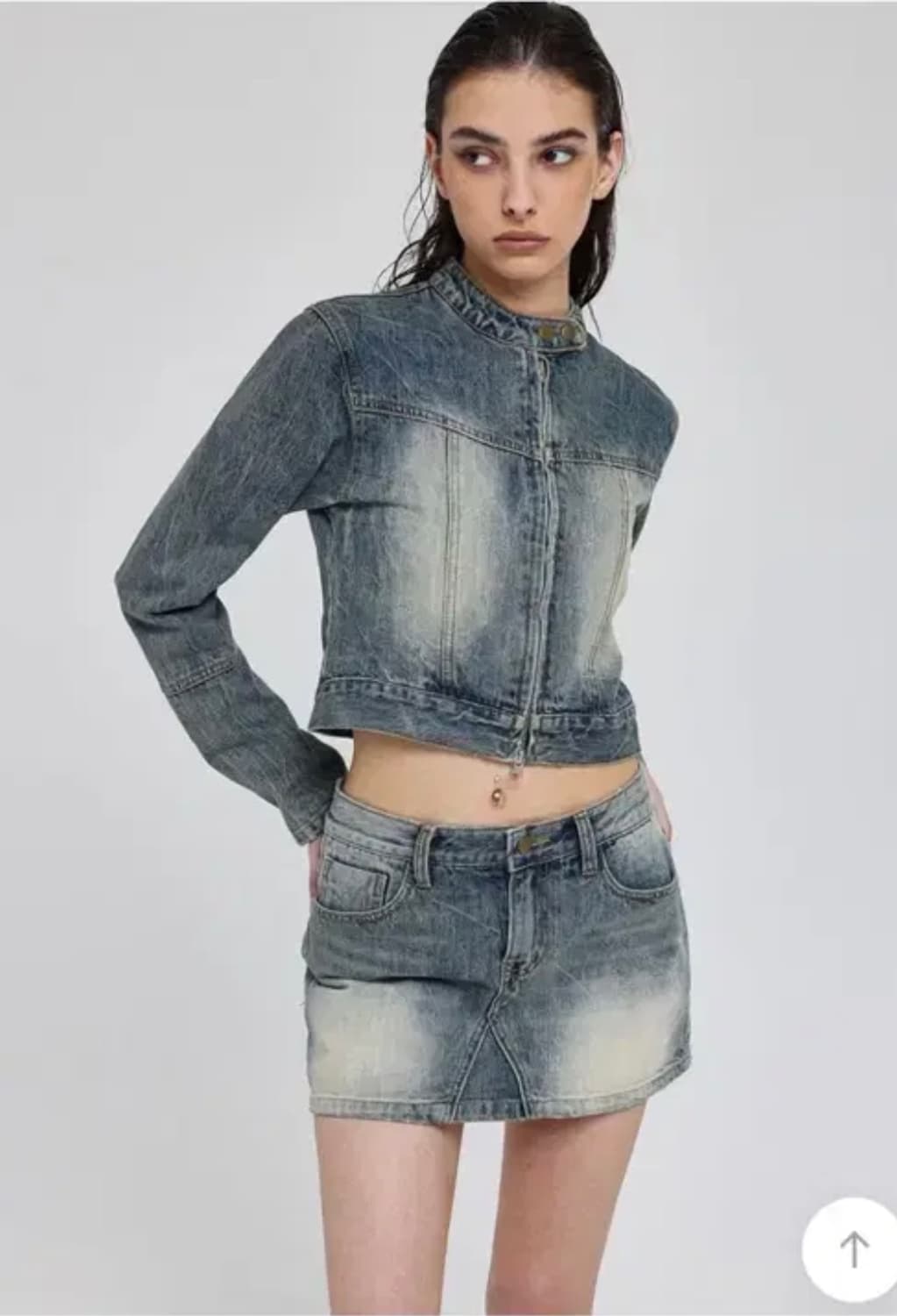 블랙업 클레븐 청자켓 s 상품이미지1