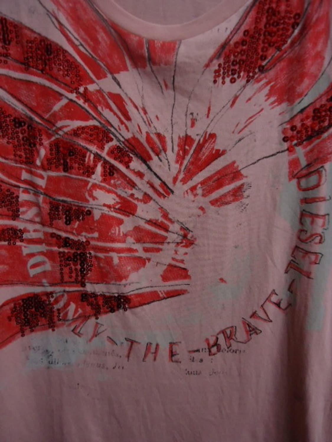 Diesel 디젤 빈티지 프린팅 비즈 롱셔츠 상품이미지2