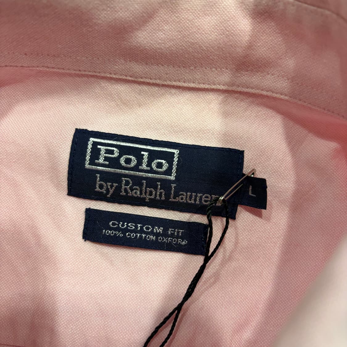 [L] 폴로 랄프로렌 코튼 핑크 골드 빅포니 셔츠 C945 상품이미지5