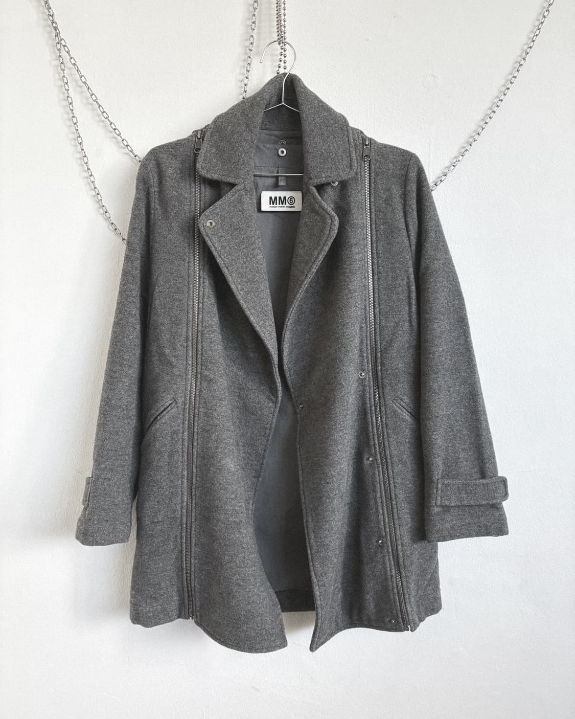 11AW 마틴 마르지엘라 6 디태쳐블 칼라 울 코트 상품이미지3