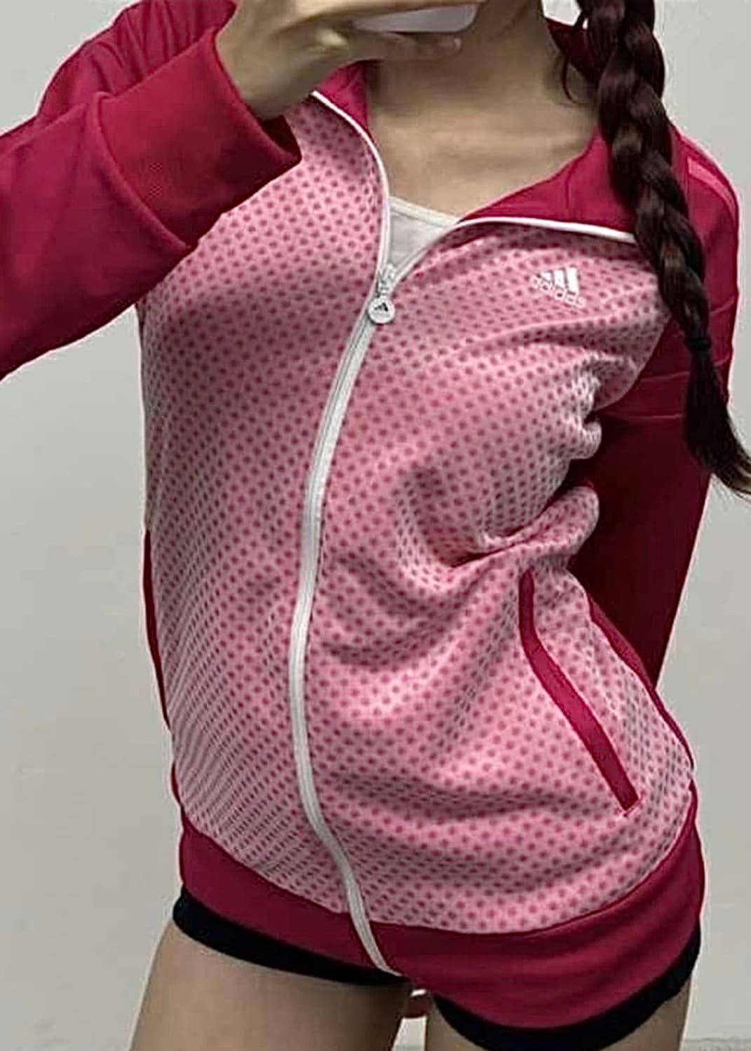 아디다스 일본판 핑크 져지 저지 트랙탑 집업 올드스쿨 희귀판 파이어버드 상품이미지5