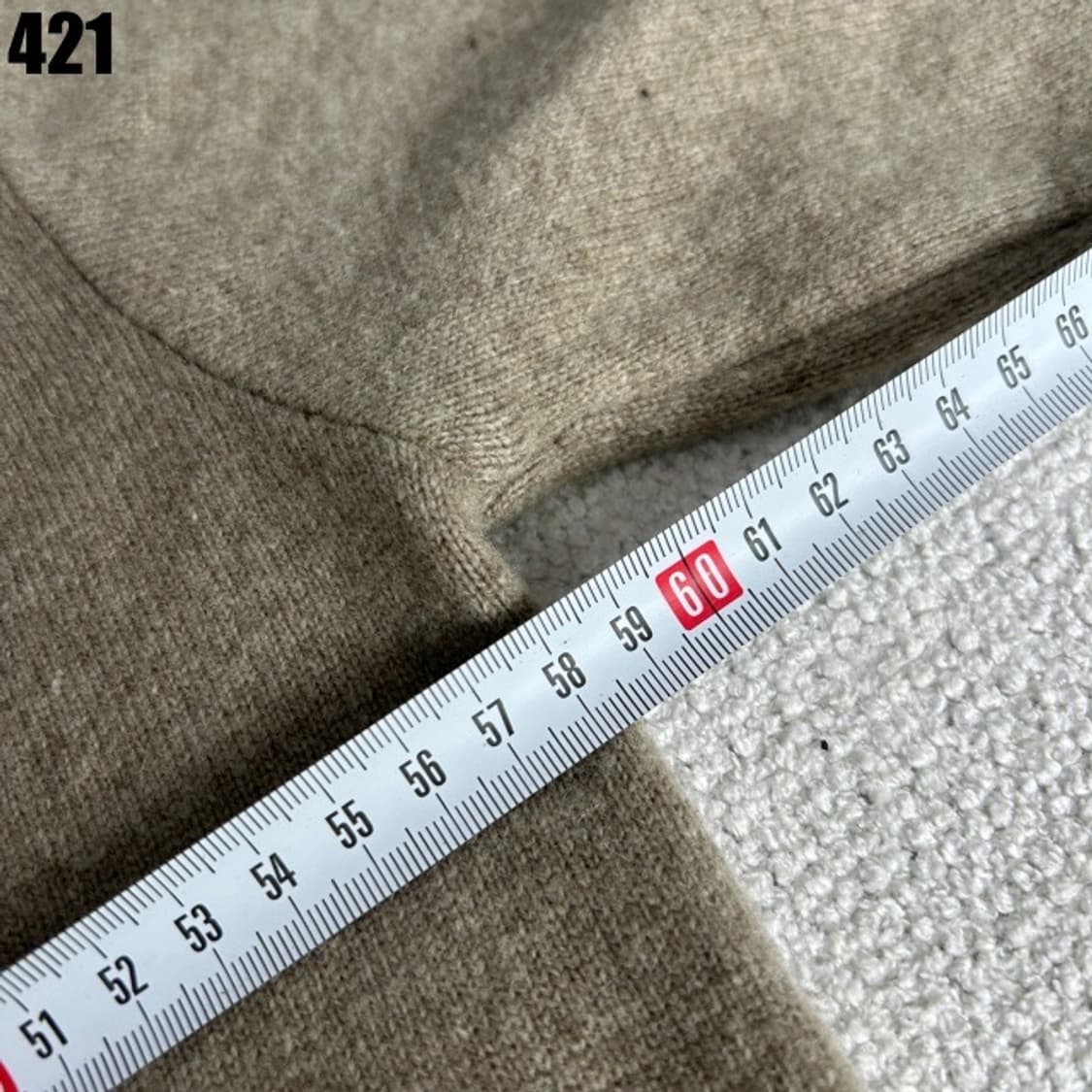 라코스테 V넥 니트 브라운  상품이미지4