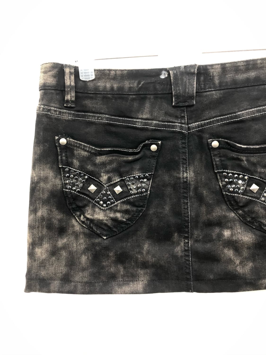black wash stud detail mini skirt(예약중) 상품이미지5