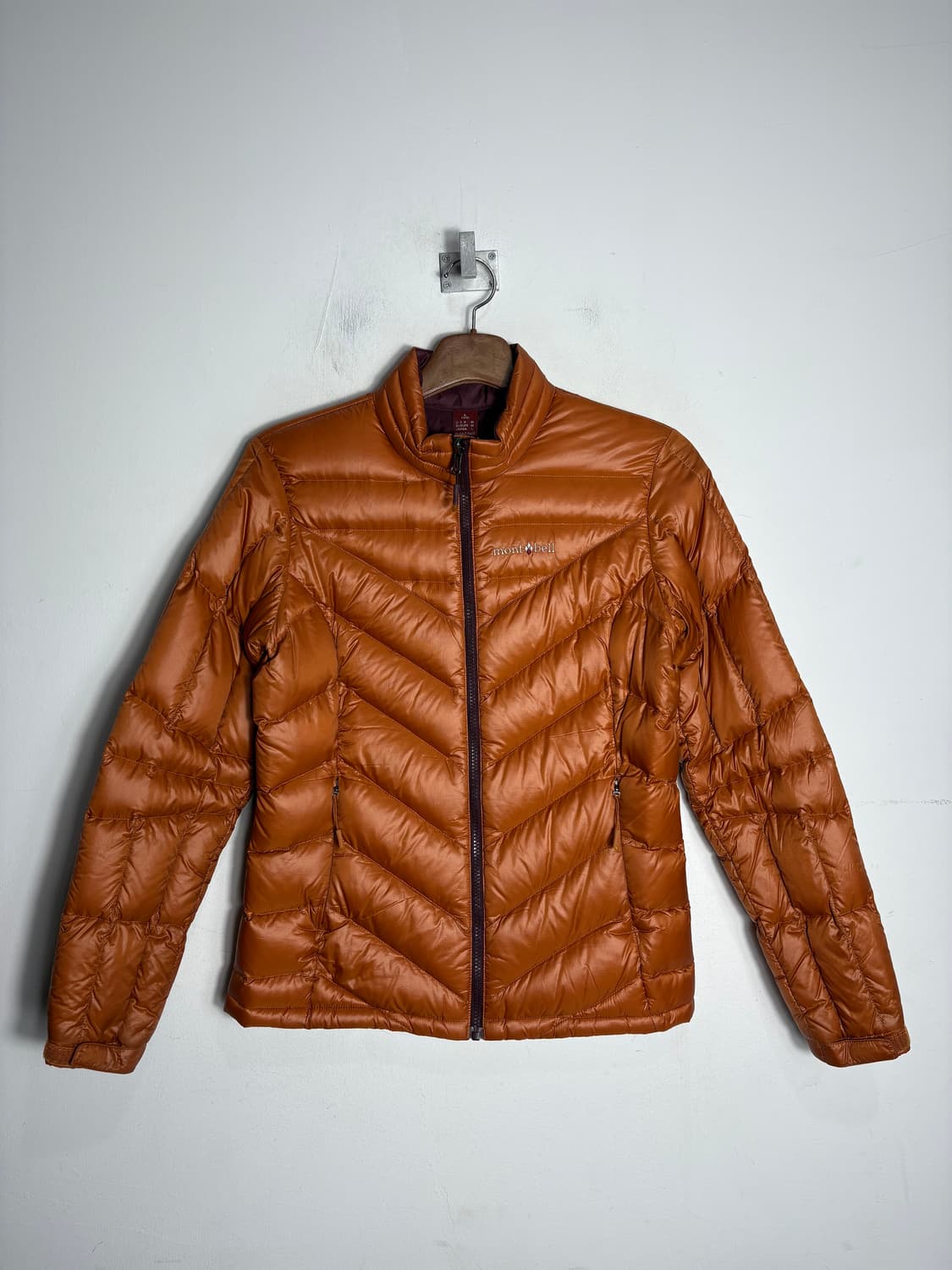 Montbell 몽벨 경량 패딩 주황 상품이미지2