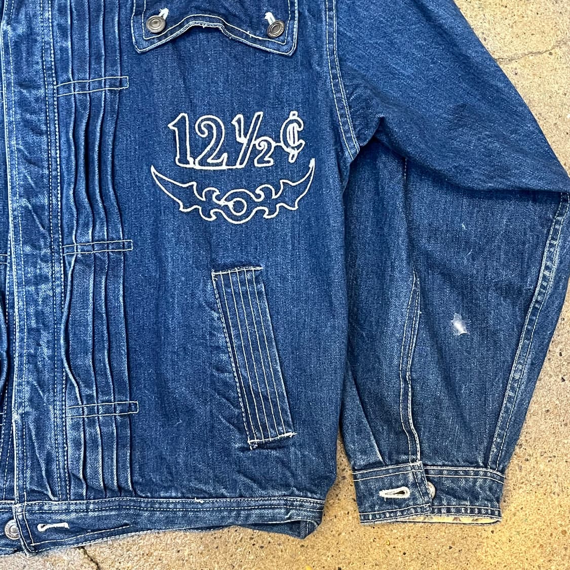 미국 빈티지 프렌치 스타일 디테일 ANECDOTE 데님 자켓 청자켓 상품이미지3