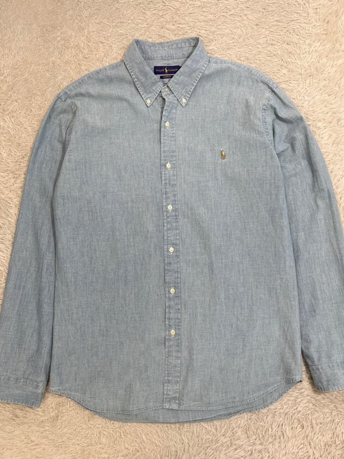 폴로 랄프 로렌 샴브레이 데님 셔츠/#3053 상품이미지1