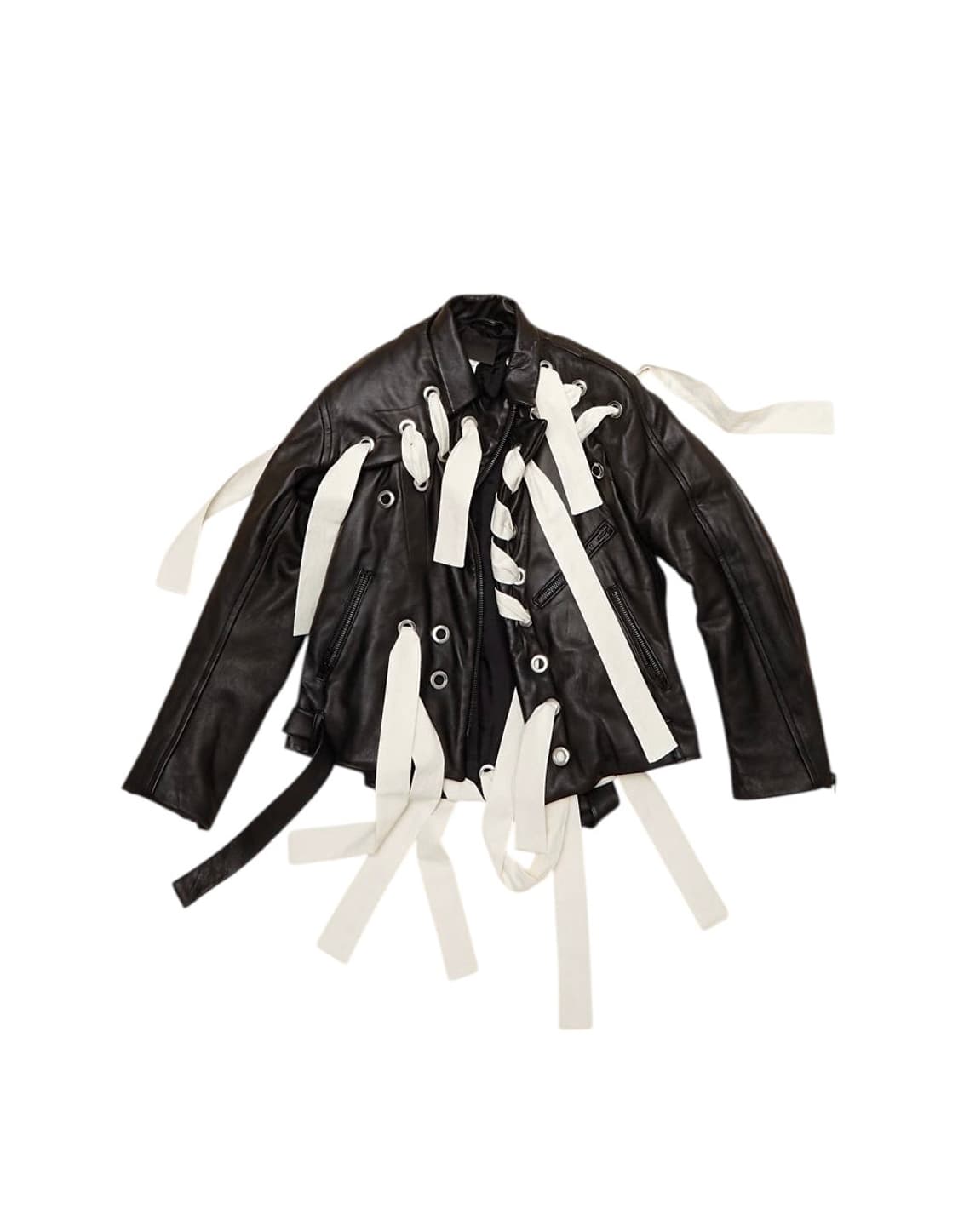 AW2016 Eylets Leather Jacket 상품이미지1