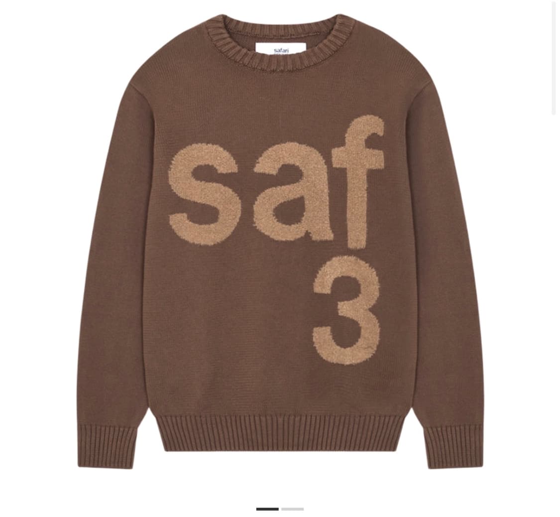 Safarispot Basic Safari Knit Brown 상품이미지1