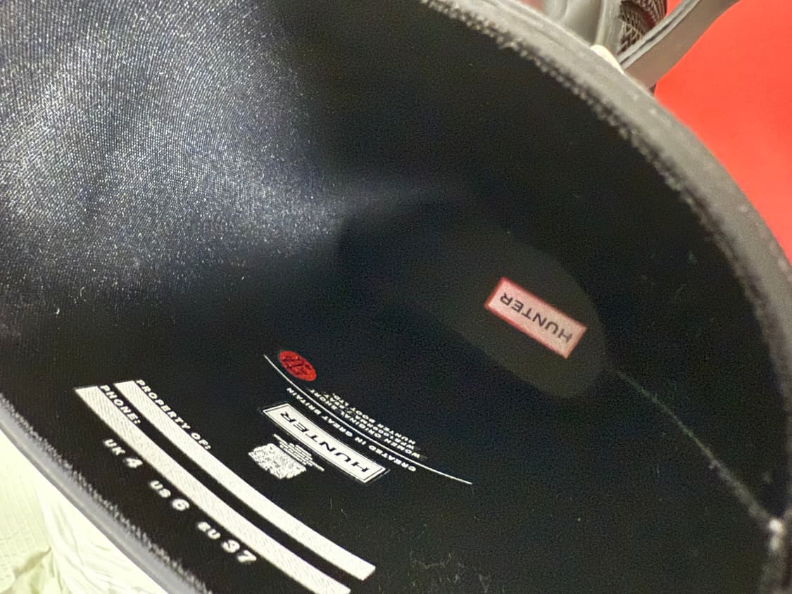 헌터 오리지날 숏 블랙 230 상품이미지5