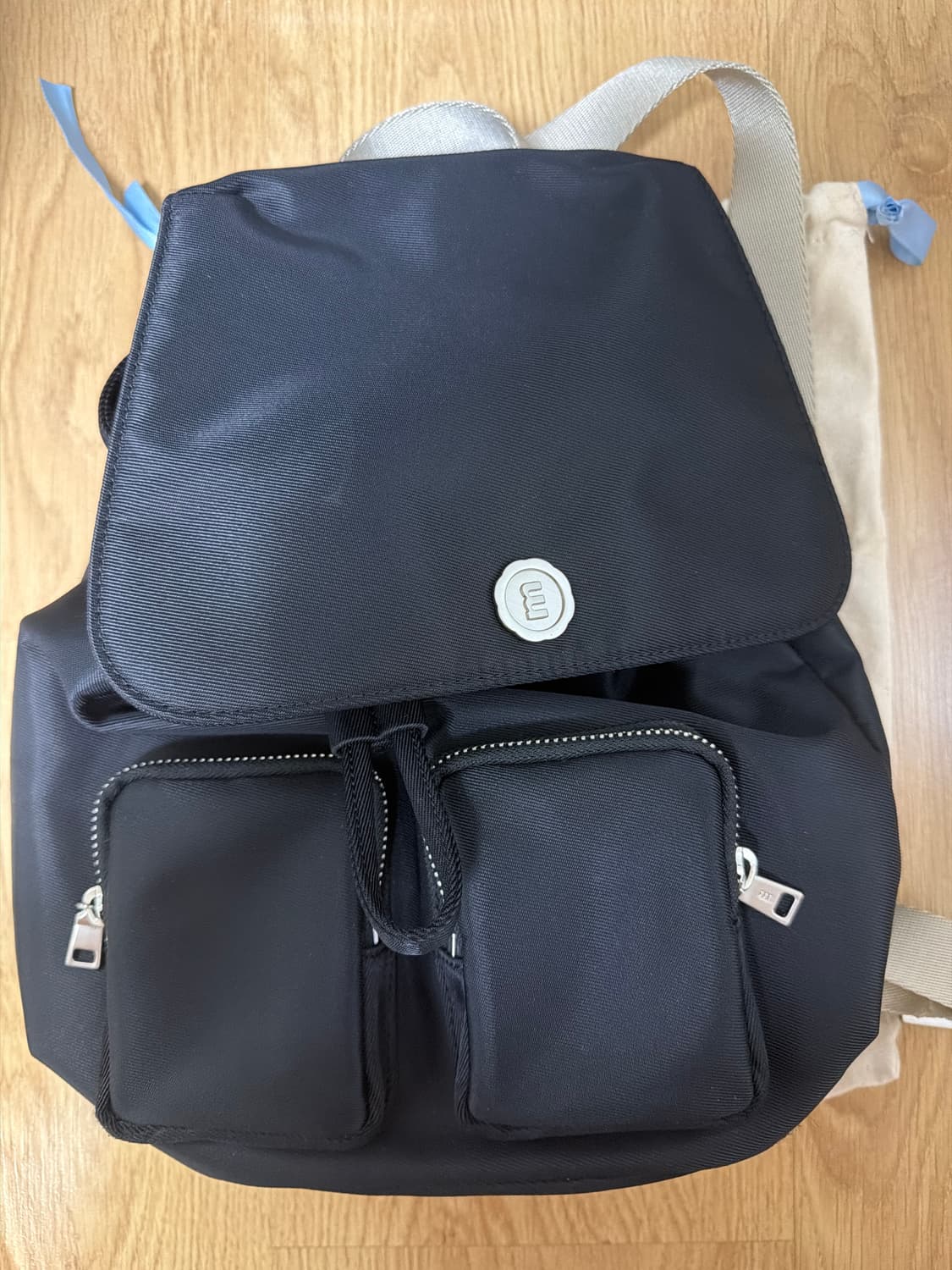 미닛뮤트 블랙 백팩 상품이미지1