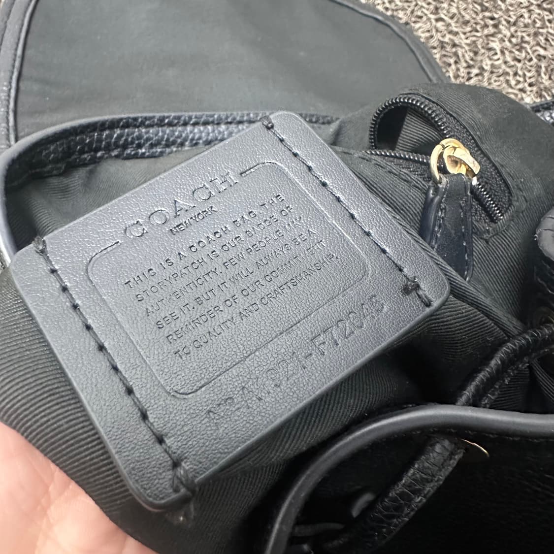 COACH 코치 여성 백팩 블랙 상품이미지7