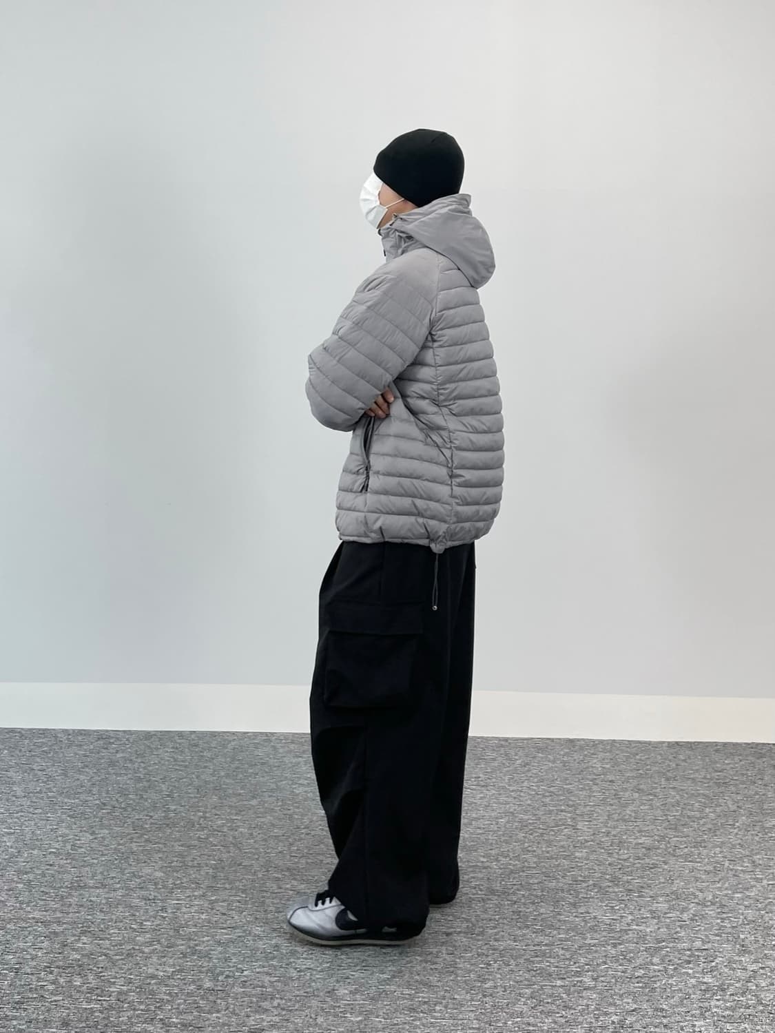 2way지퍼 경량패딩(새상품) 상품이미지4