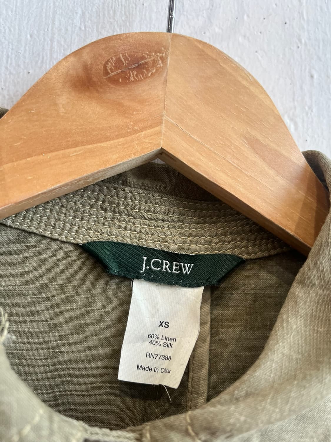 J CREW 제이크루 린넨 실크 자켓 우먼즈 상품이미지2