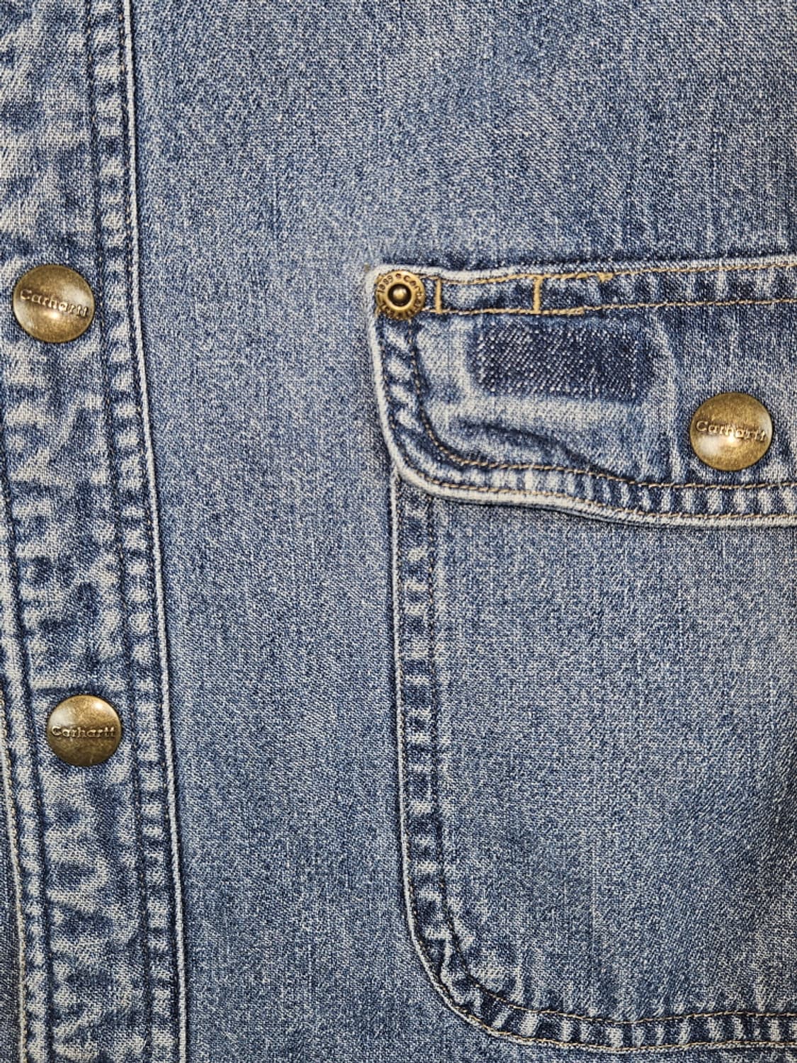 칼하트 데님 헤비 플란넬 워크 셔츠 자켓 ( L ) / 10451 상품이미지7