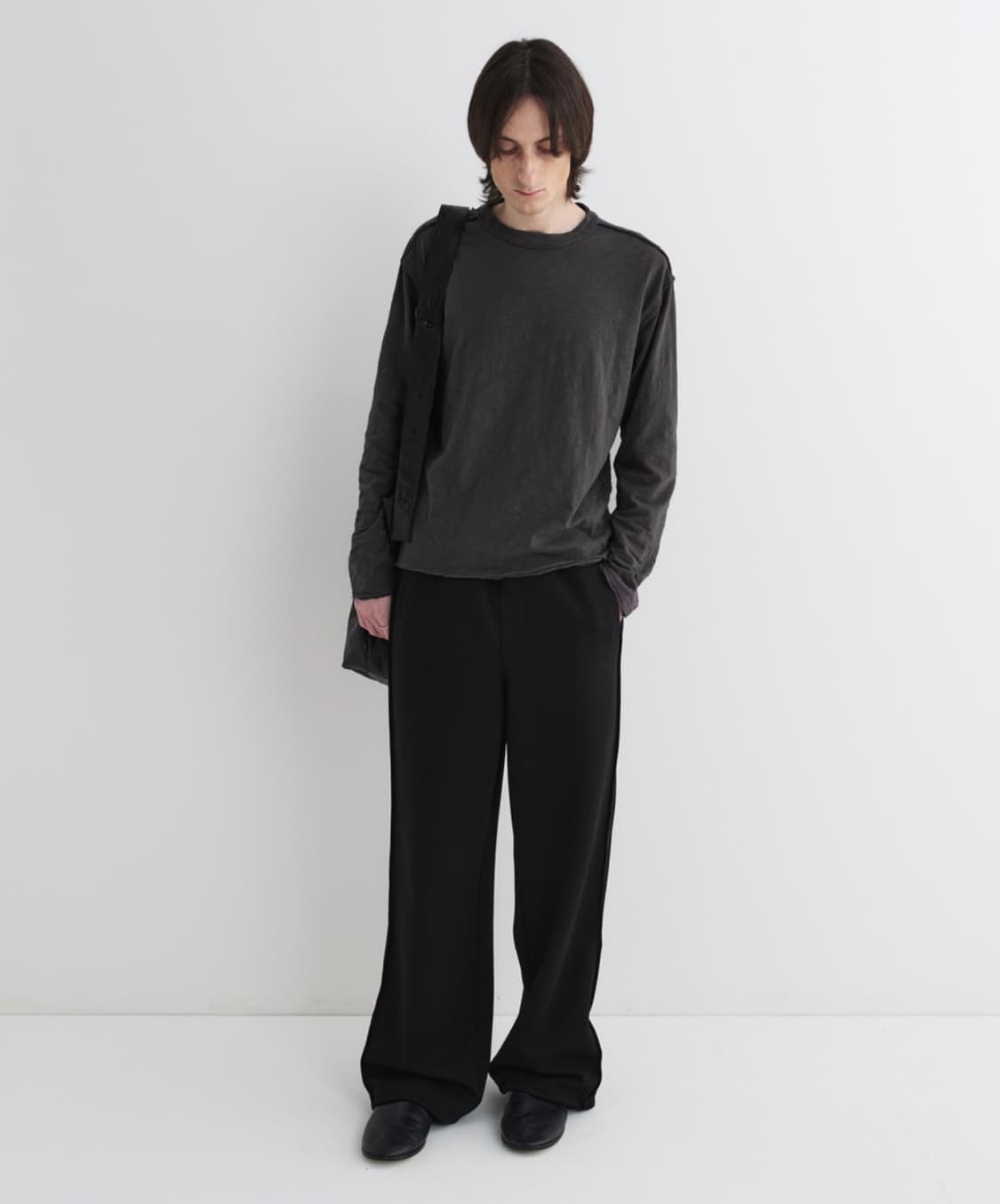 파브레가 하카마 라인 트랙 팬츠 (블랙) [3] 상품이미지1