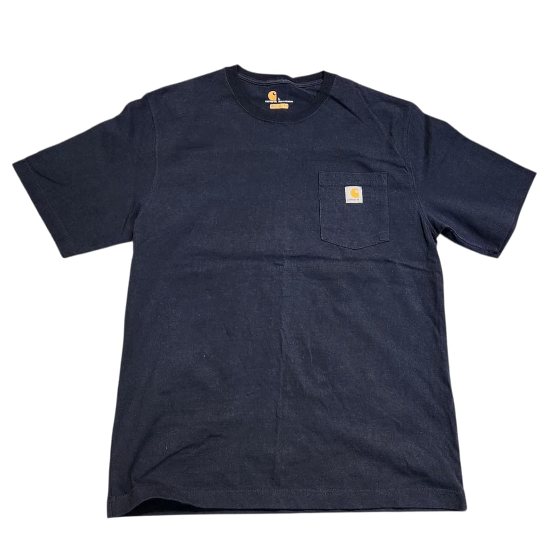 칼하트 포켓 반팔 티셔츠 네이비 (L) 상품이미지1