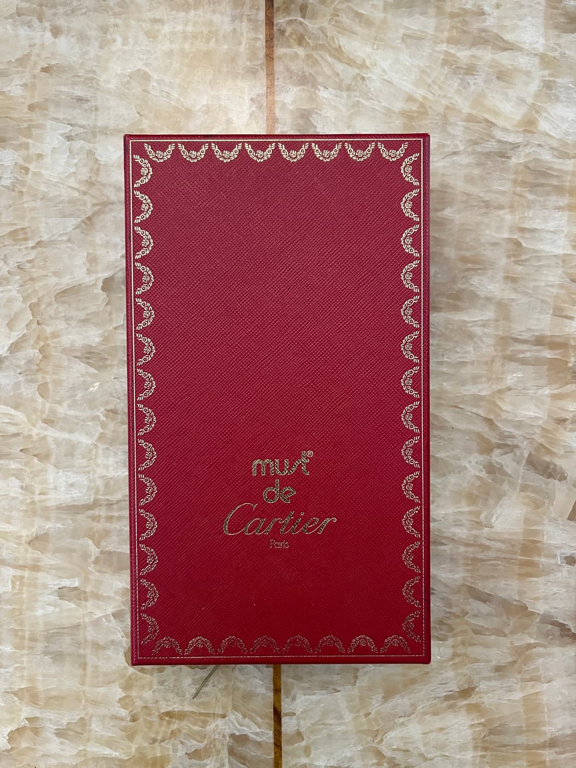 90s 머스트 드 까르띠에 버건지 장지갑 상품이미지7