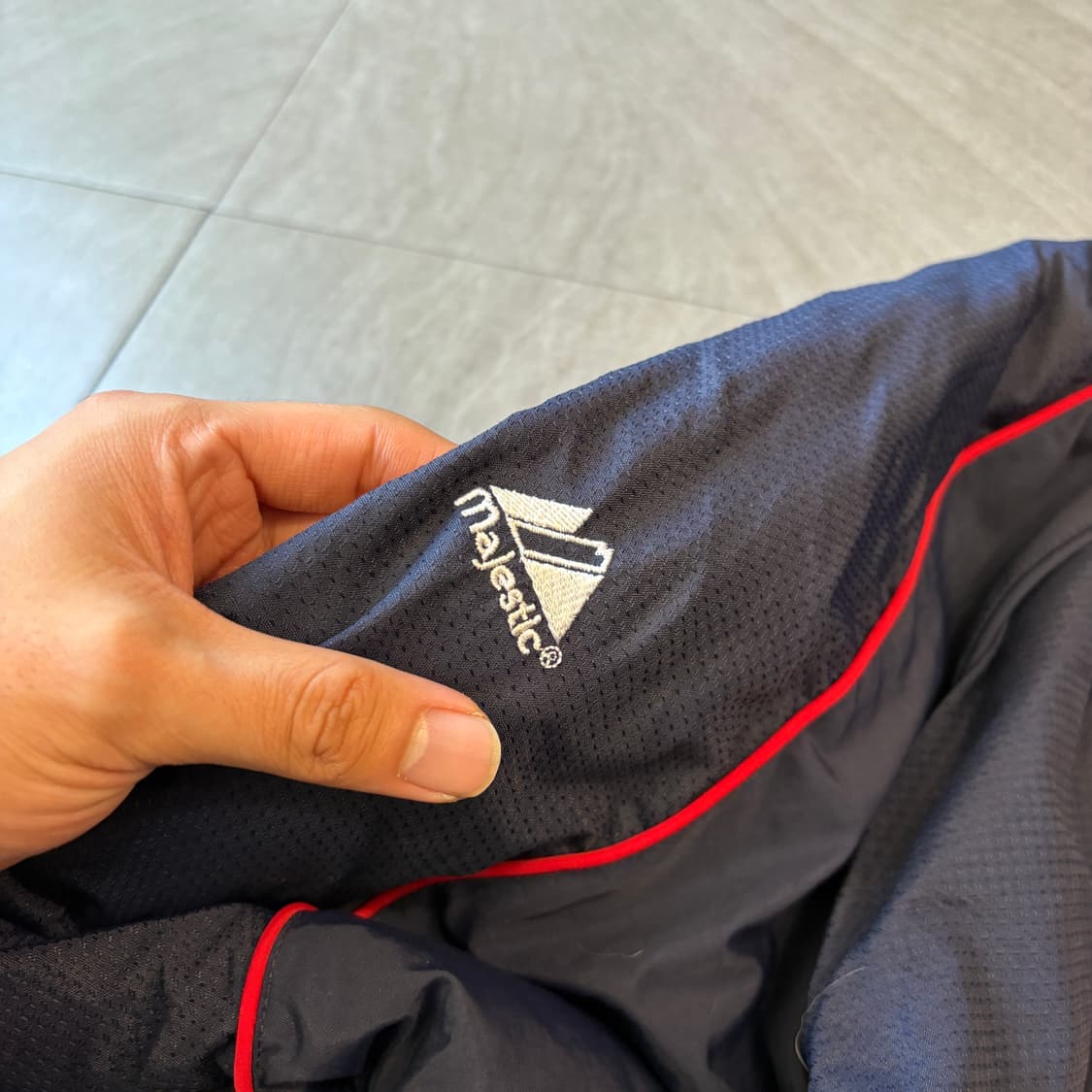 마제스틱 정품 보스턴 네이비 자켓 상품이미지5