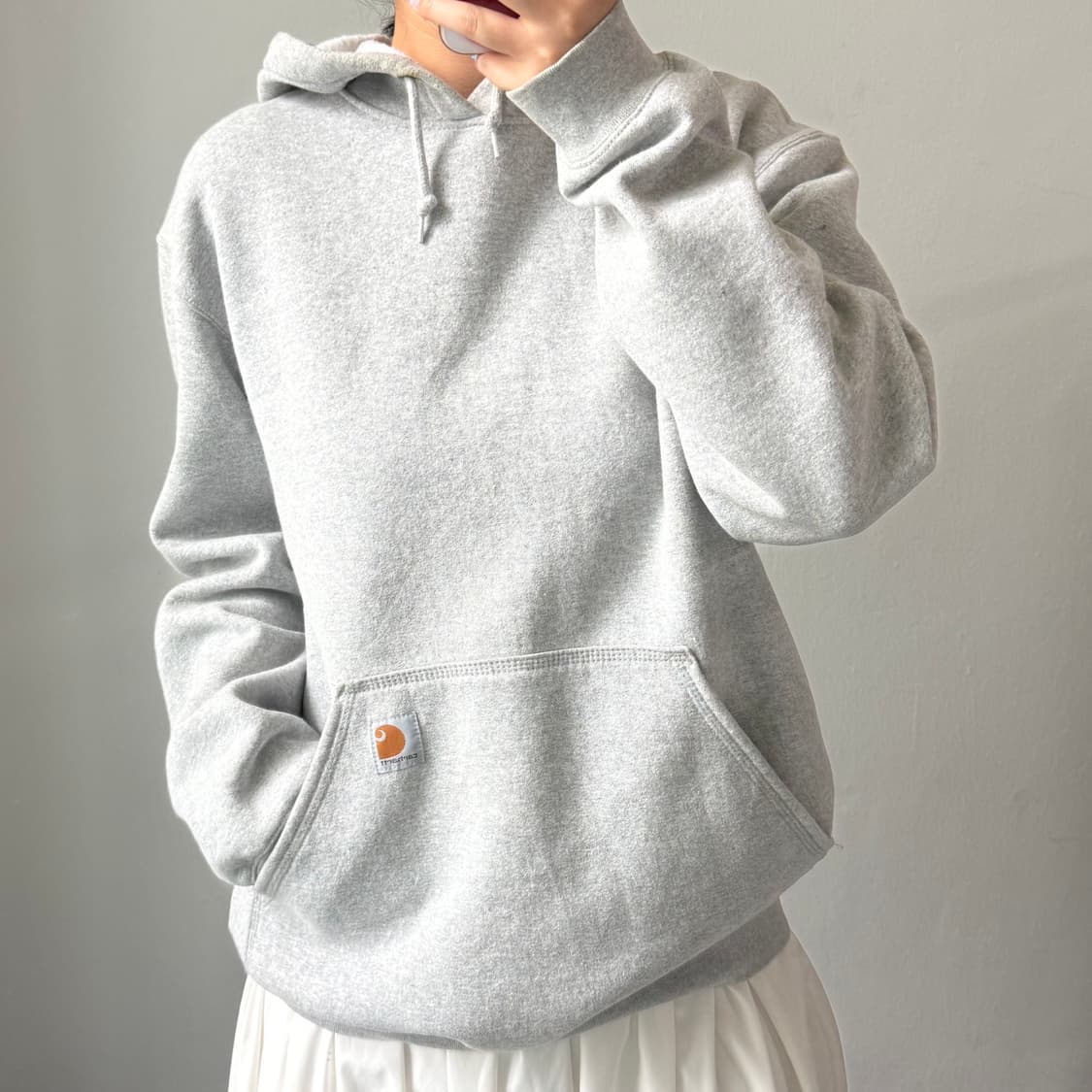 [M] 칼하트 그레이 후드티 상품이미지1