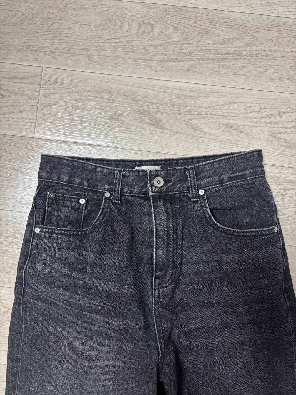 WMM Studios 더블유엠엠 스튜디오스 와이드 진 블랙 상품이미지2