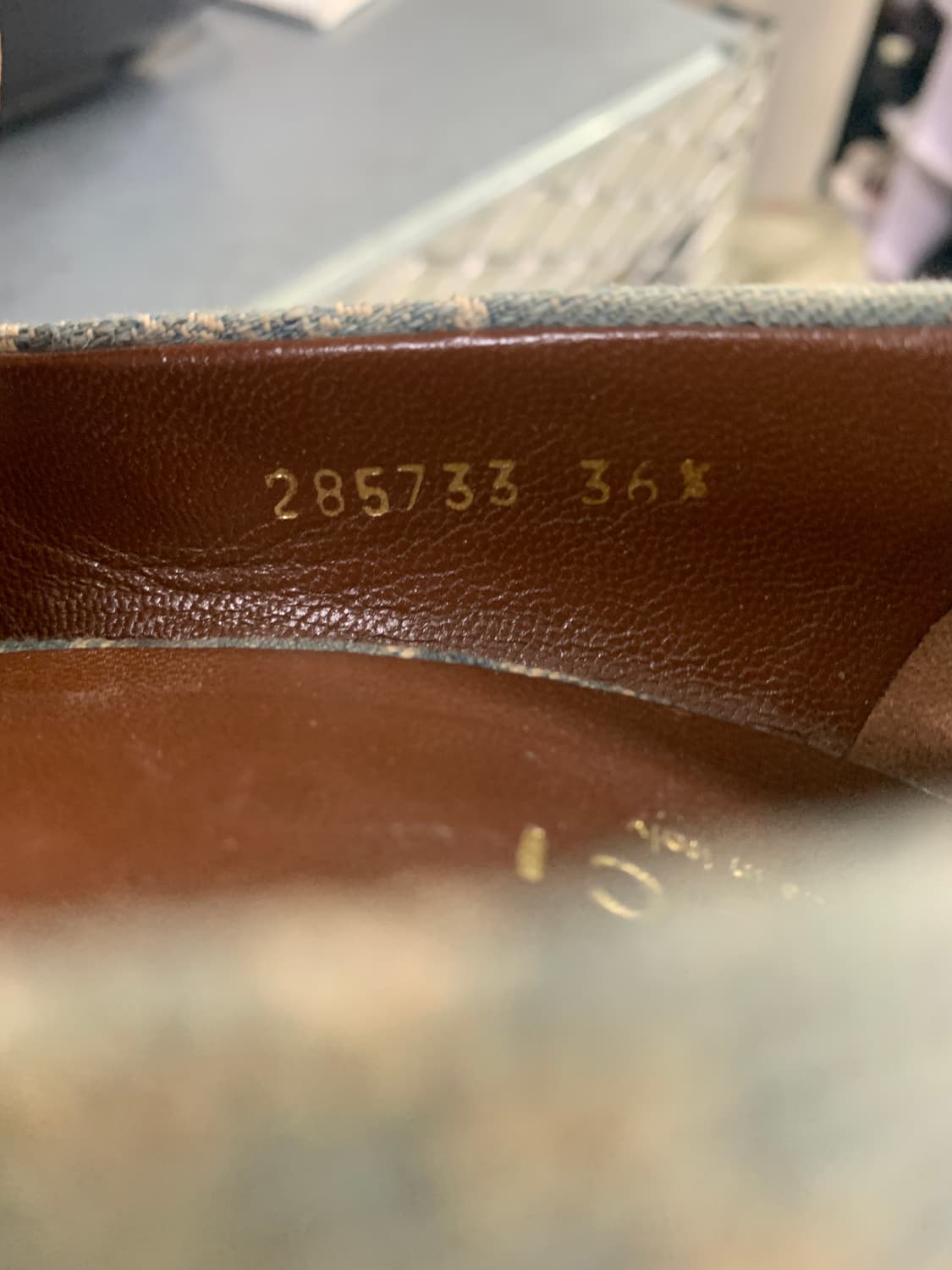 구찌 데님 펌프스 36.5(235) (Gr-3353) 상품이미지5