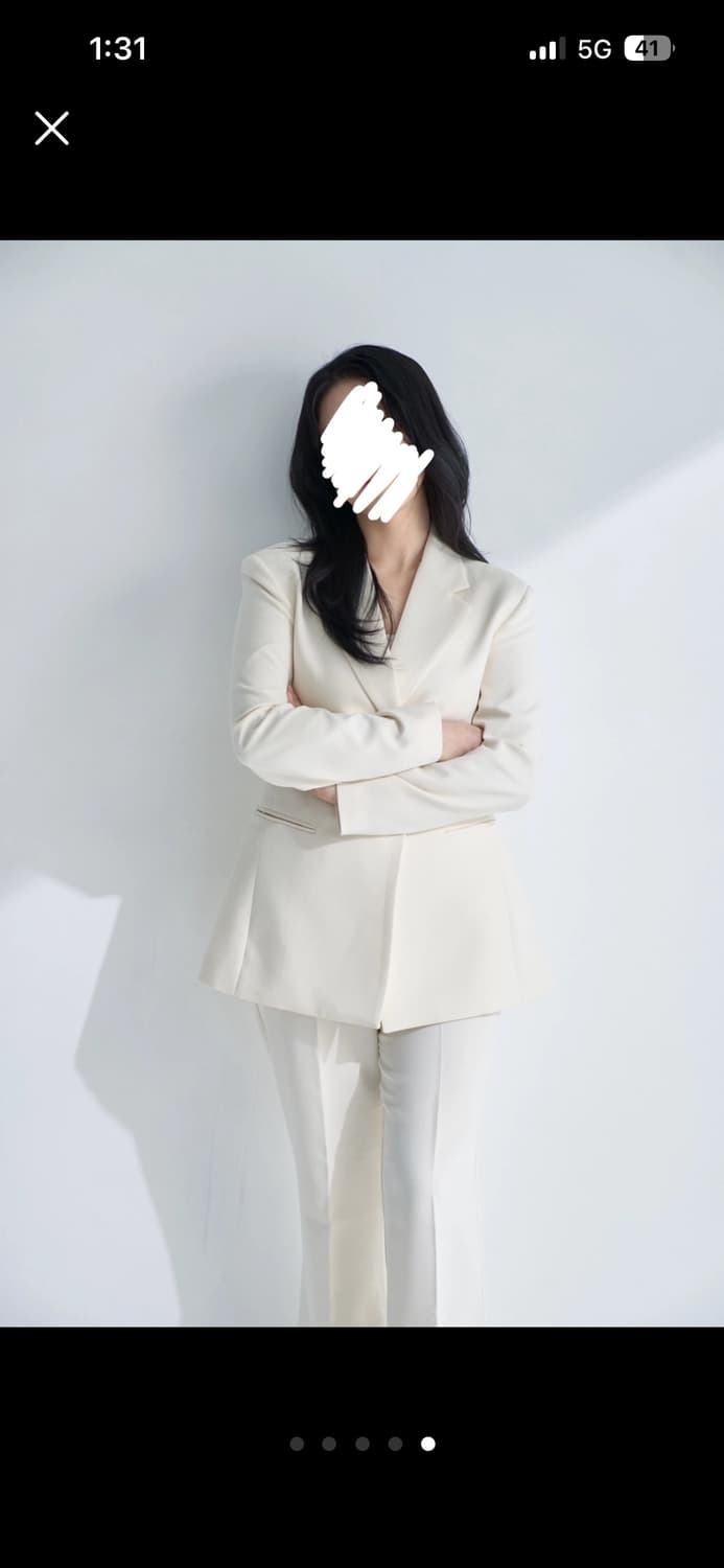 새옷 더제이수 아이보리 수트 셋업 (바지만 구입도 ok) 상품이미지4