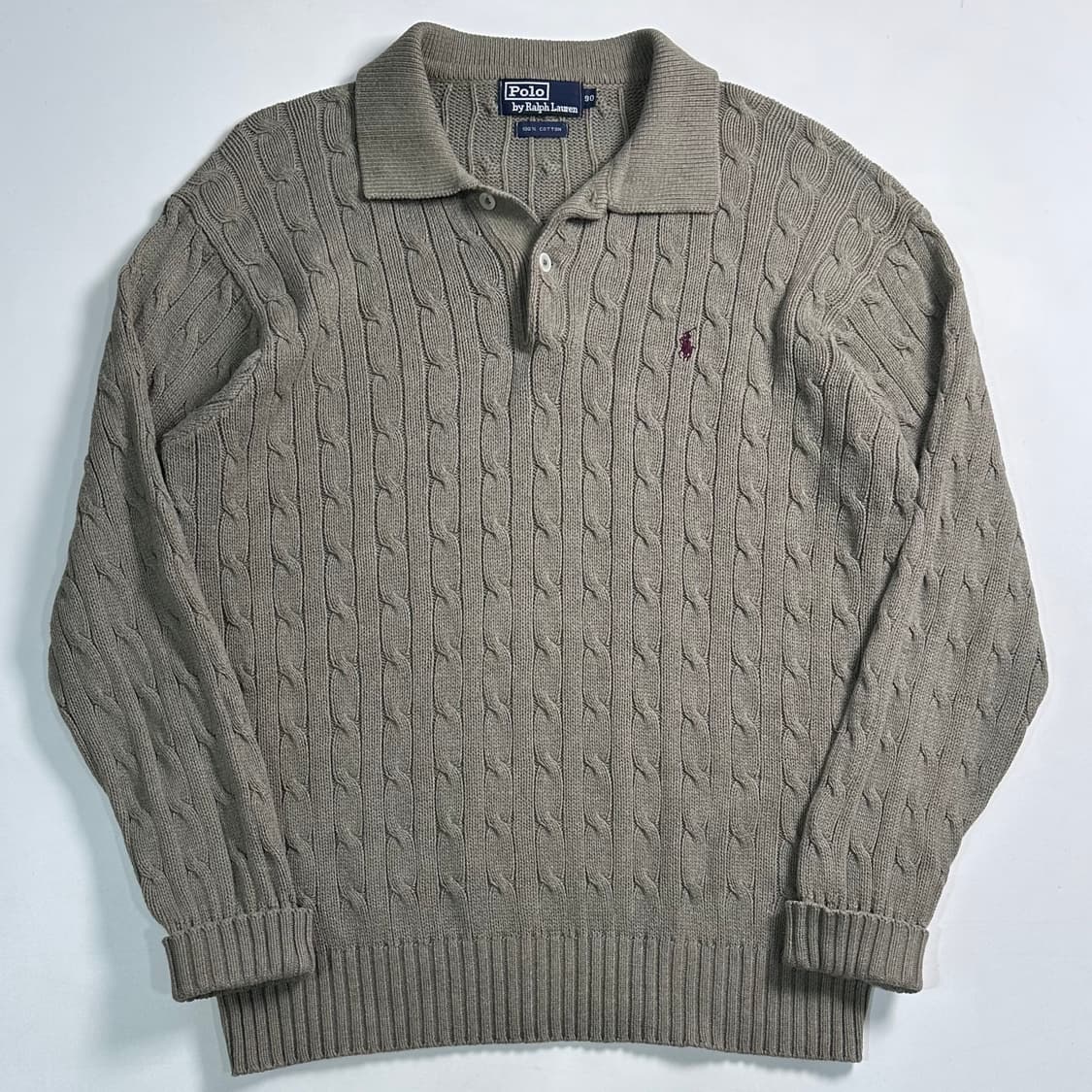 폴로 랄프로렌 케이블 카라 니트   상품이미지1