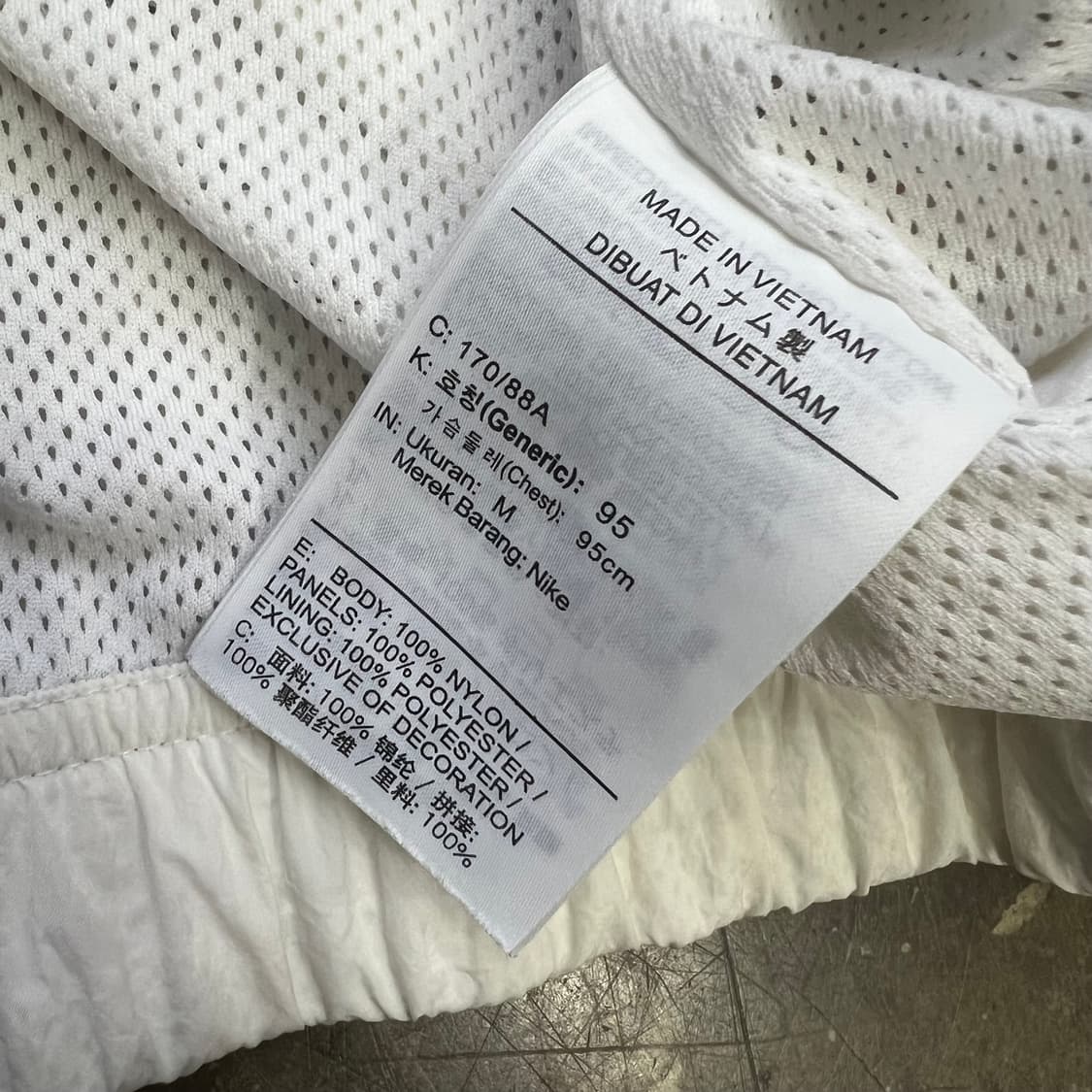 M) 나이키 빅스우시로고 바람막이 방풍 자켓 점퍼 남여공용 상품이미지7