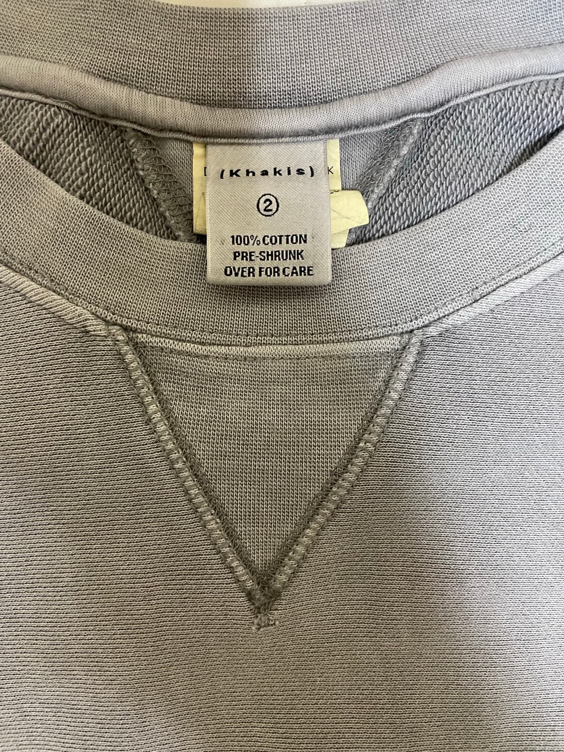 [M] 카키스 dyed stock crewneck 맨투맨 상품이미지3